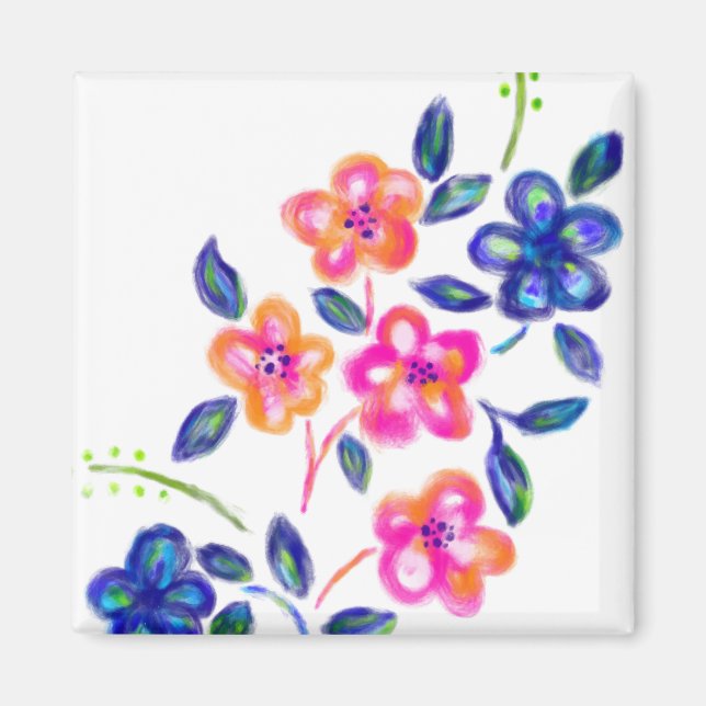 Flower Garden Magnet (Front)