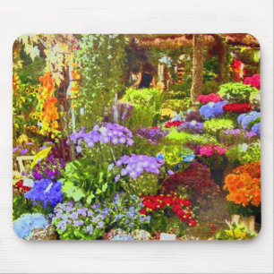 Flower Garden Mouse Pad