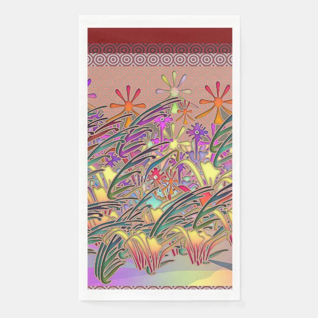  Flower Garden   Napkin (Front)