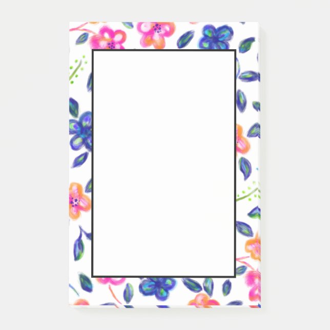 Flower Garden Post-it Notes (Front)
