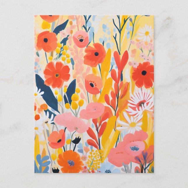 Flower Garden Postcard (Front)