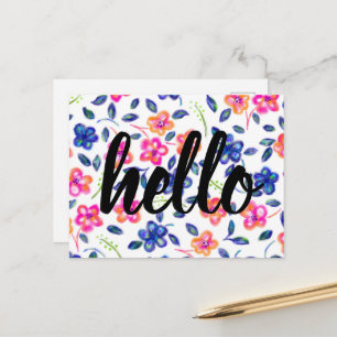 Flower Garden Postcard