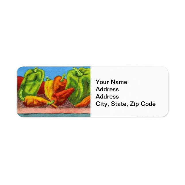 Flower Garden Return Address Label (Front)