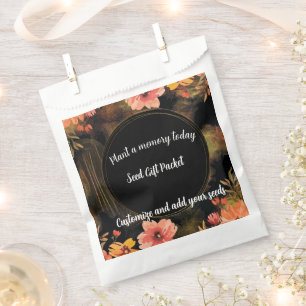 Flower Garden Seed Packet  Favour Bags