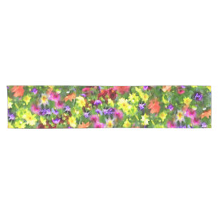 Flower Garden Short Table Runner