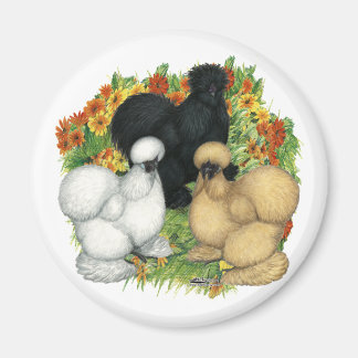 Flower Garden Silkies Magnet