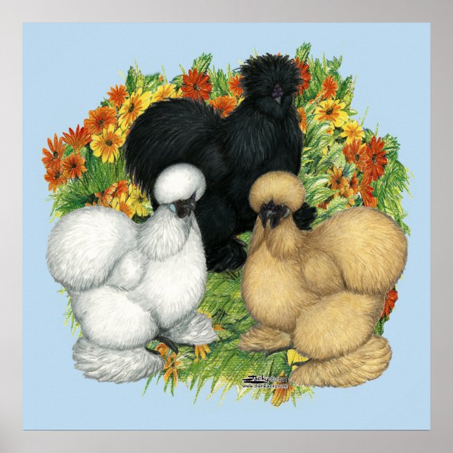 Flower Garden Silkies Poster (Front)