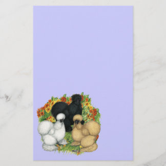 Flower Garden Silkies Stationery