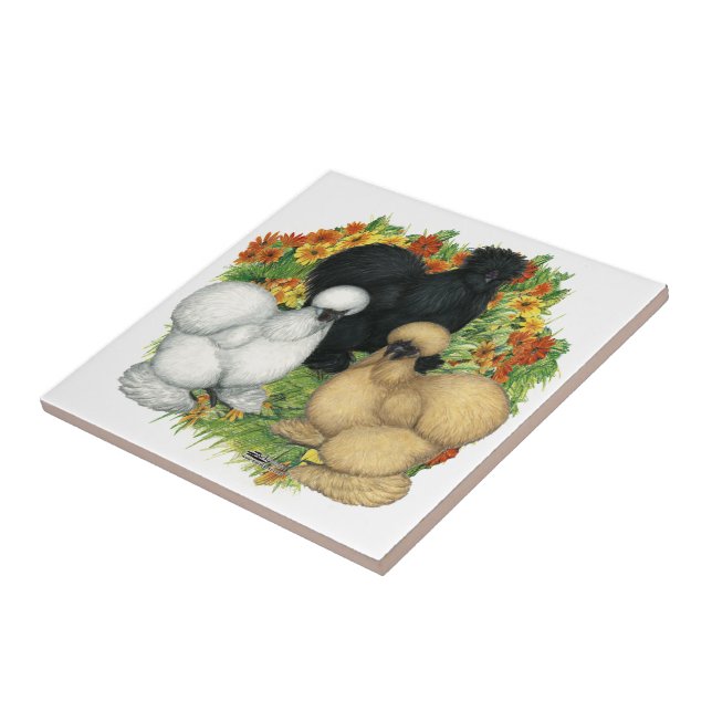Flower Garden Silkies Tile (Side)