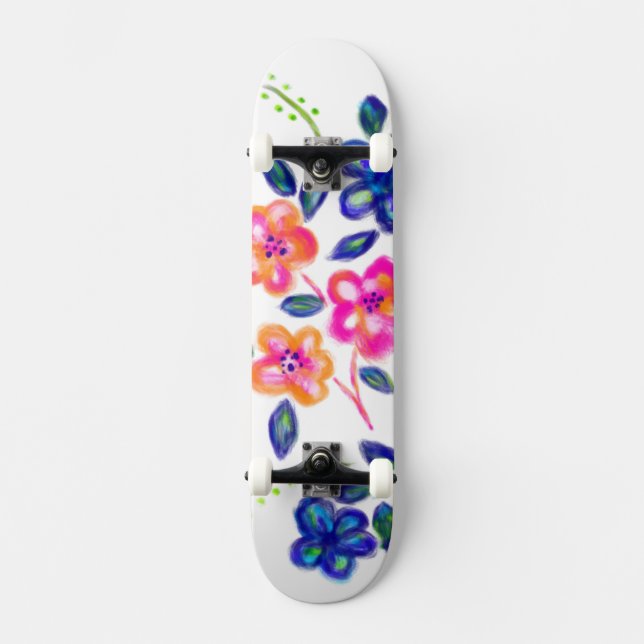 Flower Garden Skateboard (Front)