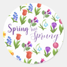 Flower Garden Spring Has Sprung