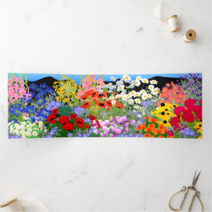 Flower Garden Tri-Fold Blank Card