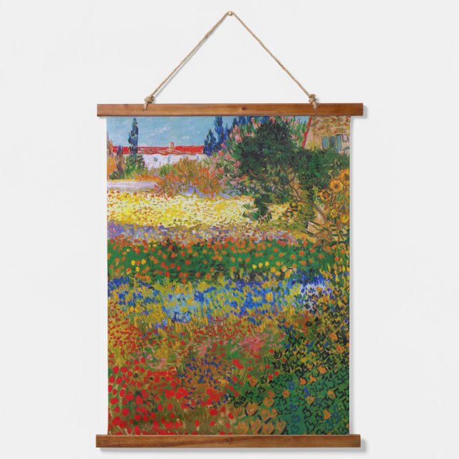 Flower Garden, Van Gogh Hanging Tapestry (Front)