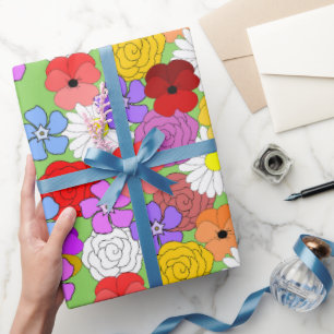 Flower Garden  Wrapping Paper
