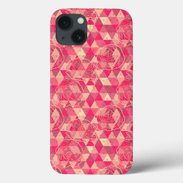 Flower geometrical pattern Case-Mate iPhone case (Back)