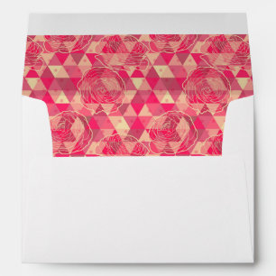 Flower geometrical pattern envelopes