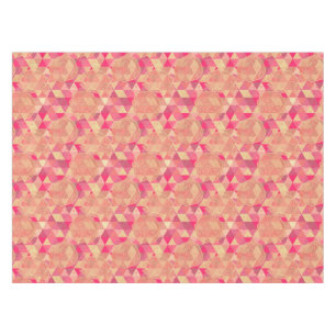 Flower geometrical pattern tablecloth