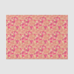Flower geometrical pattern tissue paper