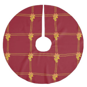 Flower Gift Brushed Polyester Tree Skirt