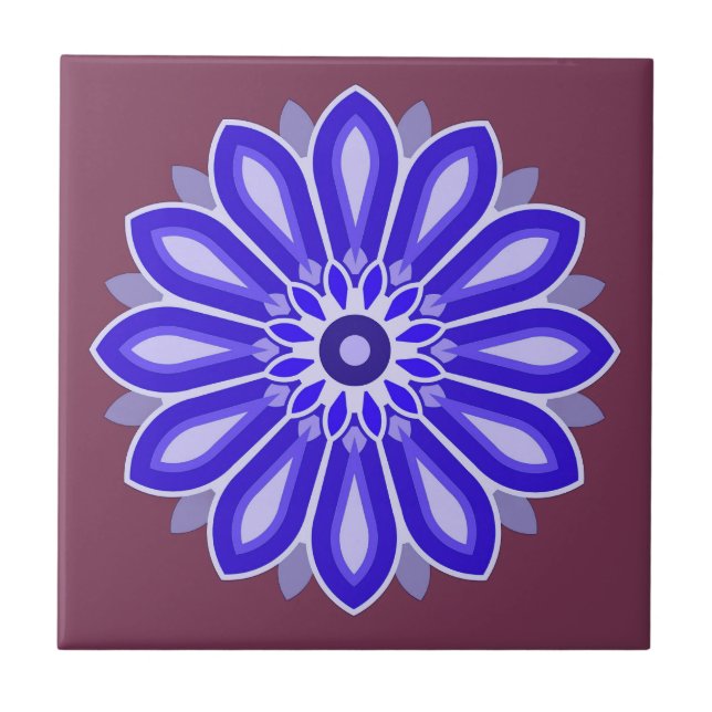 FLOWER GIFT FOR MOM DAUGHTER SISTER FRIEND TEACHER TILE (Front)