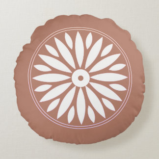 FLOWER GIFT MOM DAUGHTER SISTER TEACHER FRIEND ROUND CUSHION