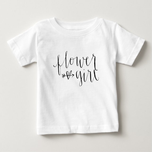Flower Girl Baby T-Shirt (Front)