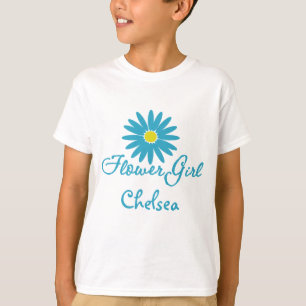 Flower Girl/ Blue Daisy T-Shirt