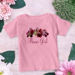 Flower Girl Bridesmaid Bridal Party Wedding Toddler T-Shirt<br><div class="desc">Treat your Flower Girl and Bridesmaids to matching bridal party shirts! Just add their name and get them to woo your wedding guests with their cuteness.</div>