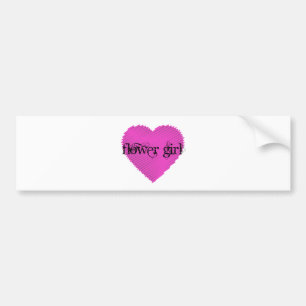 Flower Girl Bumper Sticker