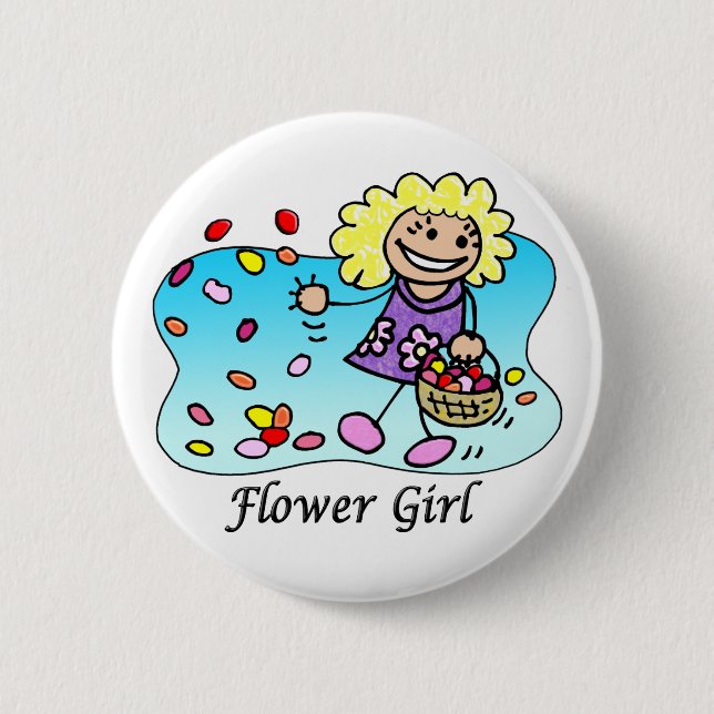 Flower Girl Button (Front)