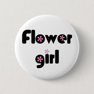 Flower Girl button