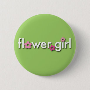 Flower Girl Button
