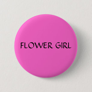 FLOWER GIRL - button