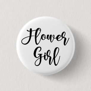 Flower Girl Button