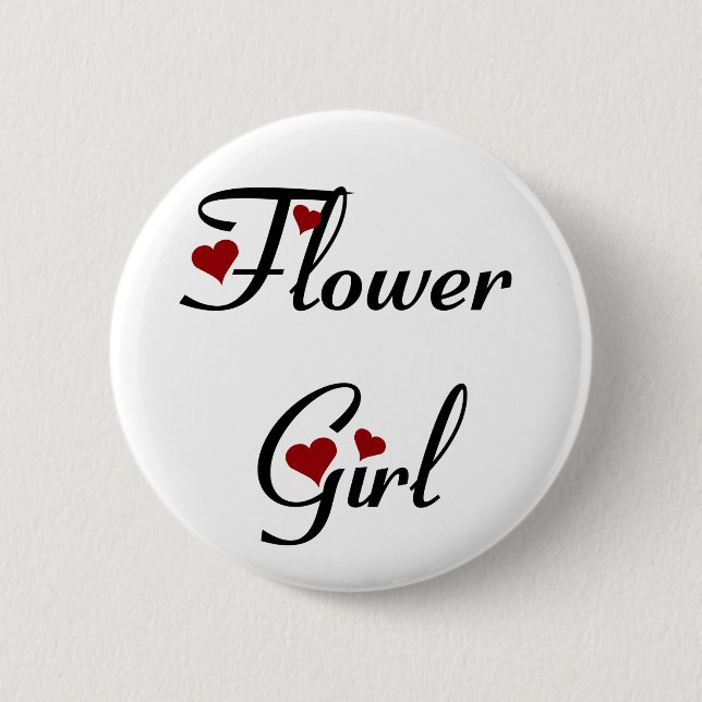 Flower girl button (Front)