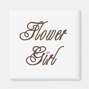 Flower Girl Classy Browns Magnet
