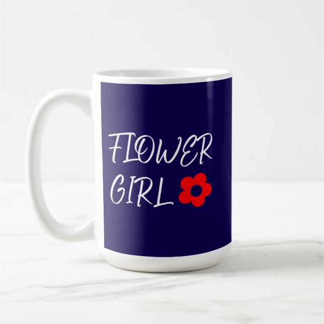 Flower Girl Coffee Mug (Left)