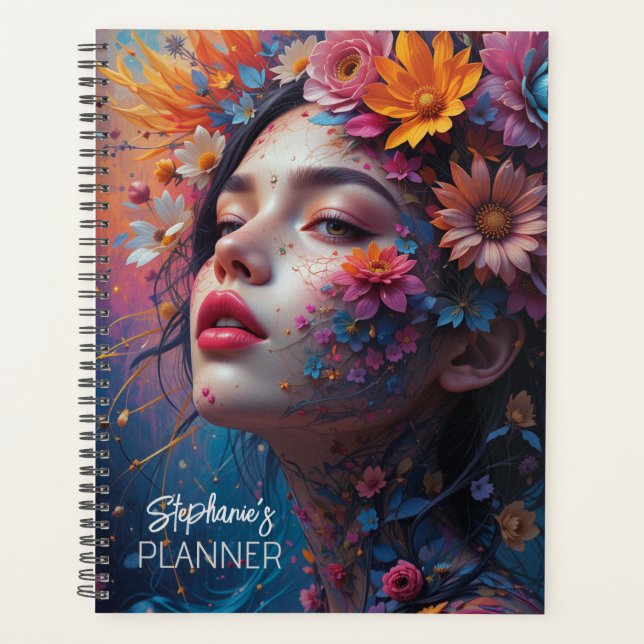 Flower Girl Fantasy Planner (Front)