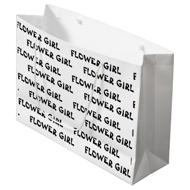 "Flower Girl" Gift Bag (Front Angled)