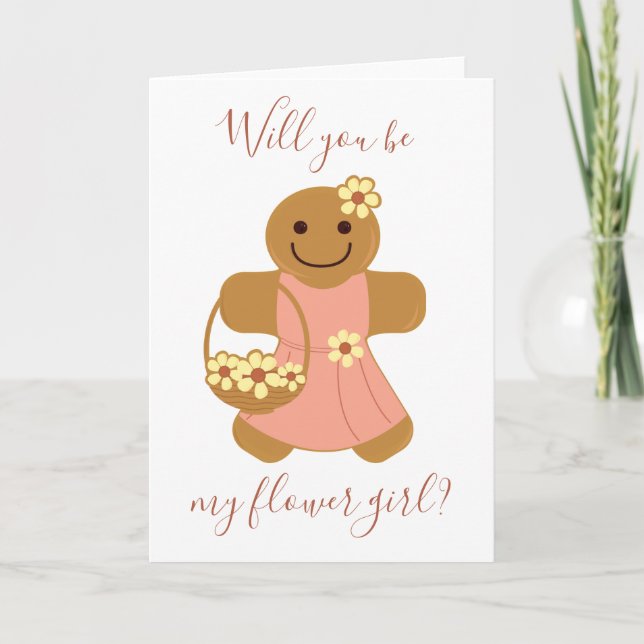 Flower Girl Gingerbread | Card (Front)
