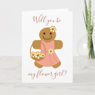 Flower Girl Gingerbread   Card