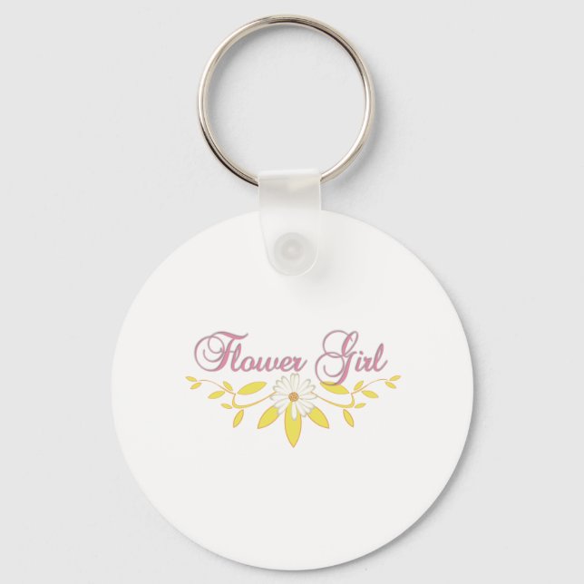 Flower Girl Key Ring (Front)