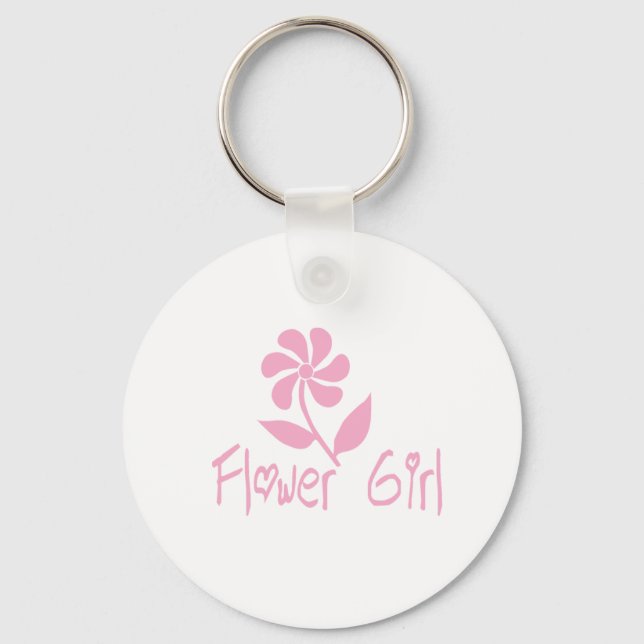 Flower Girl Key Ring (Front)