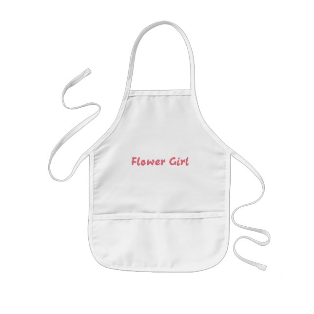 Flower Girl Kids Apron (Front)