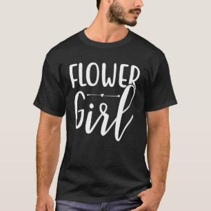 Flower Girl Matching Bachelorette Party Wedding Pa T-Shirt
