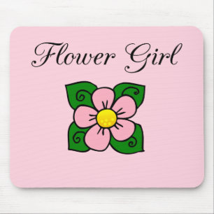 Flower Girl Mouse Pad