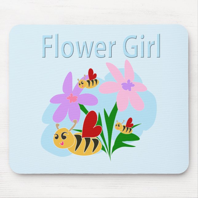Flower Girl Mouse Pad (Front)