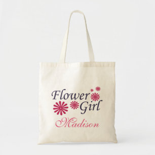 Flower Girl Personalised Tote Bag