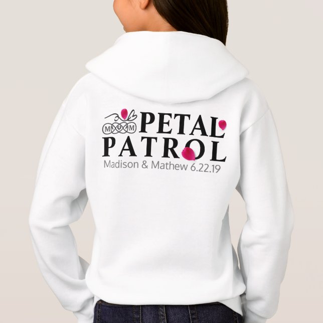 Flower Girl Petal Patrol T Shirt (Back)