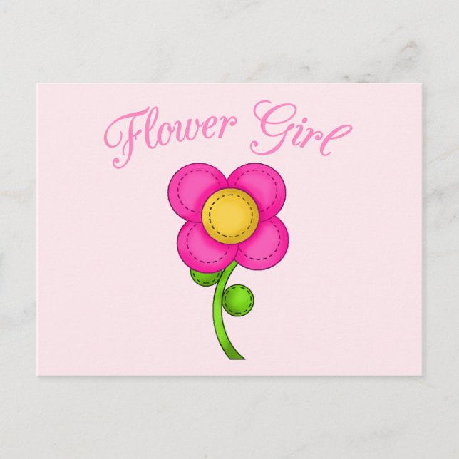 Flower Girl Postcard (Front)